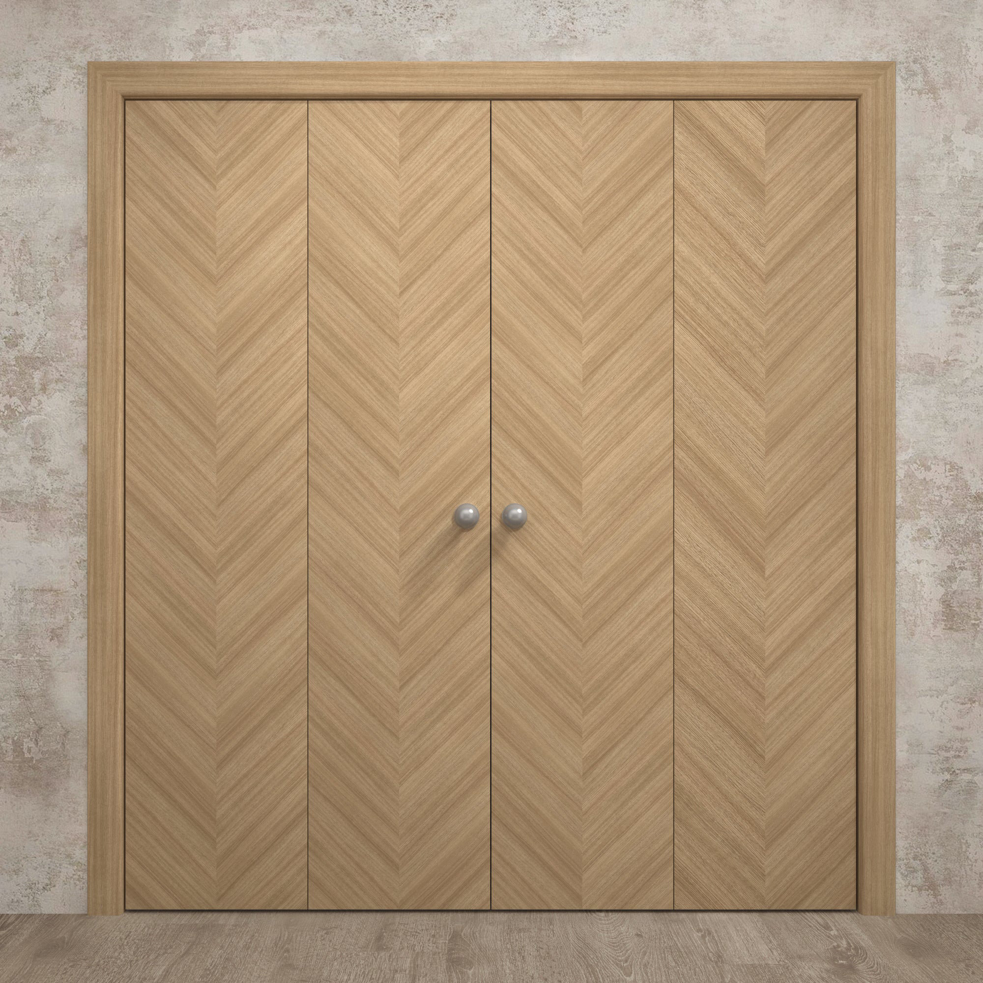 SARTODOORS Sliding Closet Double BiFold Doors Ego 5005 Sturdy